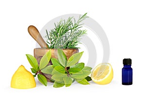 Herbs and Lemons