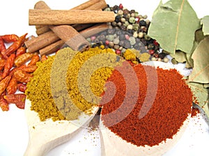 Herbs and spices close-up