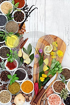 Herbs Spices and Edible Flowers