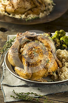 Herby Baked Cornish Game Hens