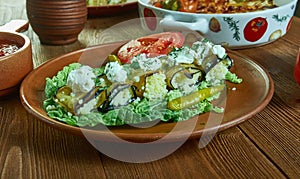 Herby Couscous Stuffed Eggplant Rolls