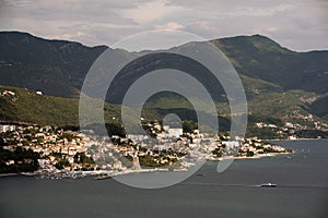 Herceg Novi - coastal town in Montenegro located at the entrance to the Bay of Kotor
