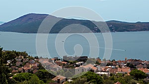 Herceg Novi, Montenegro. Detailed panoramic shot. Bay of Kotor