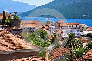 Herceg Novi Old town in Kotor bay, Montenegro