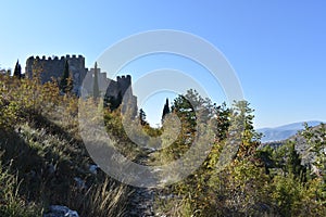 Herceg Stjepan`s medieval fortress in the Blagaj photo