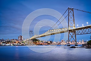 Hercilio Luz Bridge & Dawn photo