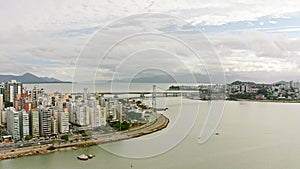 Hercilio Luz Bridge in Florianopolis