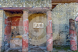 Herculaneum Roman ruins, Gulf of Naples, Ercolano, Campania, Italy