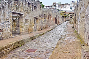 Herculaneum Street, Italy