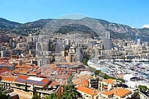 Hercule port and La Condamine, Monaco photo