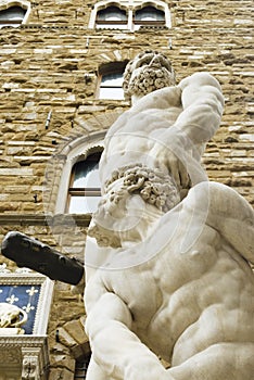 Hercules and Cacus sculpture