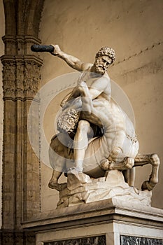 Hercules and the centaur Nessus, Loggia dei lanzi, Florence