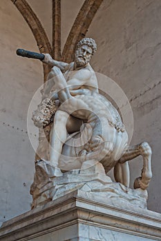 Hercules and Nessus by Giambologna