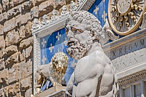 Hercules at Signoria square in Florence, Italy photo