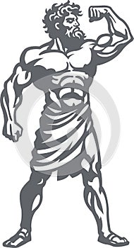 Hercules Zeus God of Thunder Logo