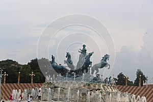 Herculeuse Statue at Ramoji Film City