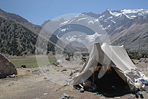 Herder's tent