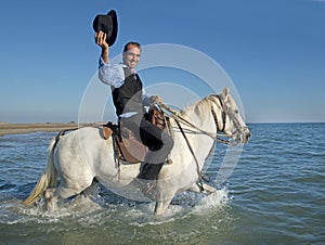 Herdsman and Camargue