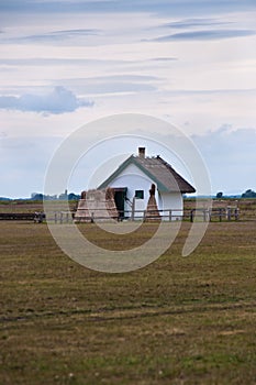 A herdsman house in the Hungarian Puzsta photo