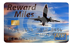 Here is an air miles reward credit card photo