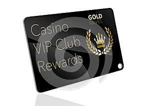 Here is a casino VIP club rewards card