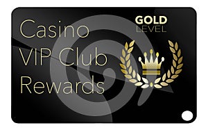 Here is a casino VIP club rewards card