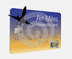 Here is a generic air miles rewards credit card.