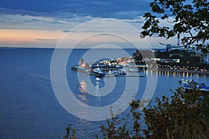 Here is a lighthouse in Vladivostok.