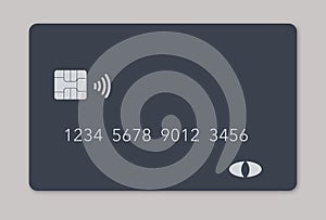 Here is a mock generic credit card