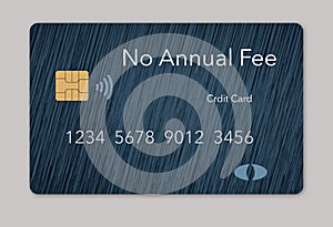 Here is a mock generic credit card