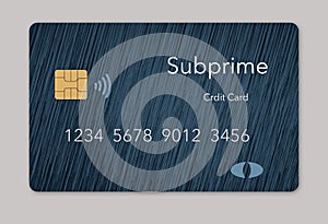 Here is a mock generic credit card