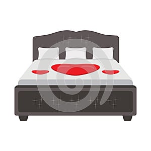 Love Bed vector icon Which Can Easily Modify Or Edit photo