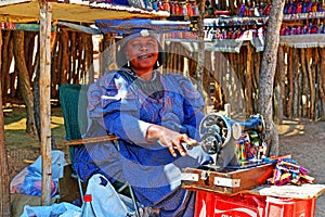 Herero woman in Namibia