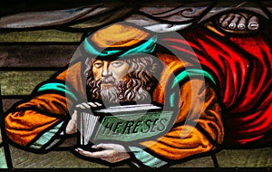 Heretic - Stained Glass in Mechelen Cathedral