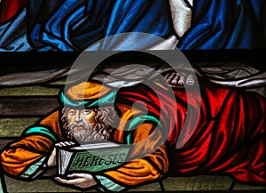 Heretic - Stained Glass in Mechelen Cathedral