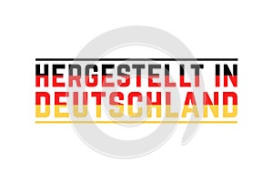 Hergestellt in deutschland color icon