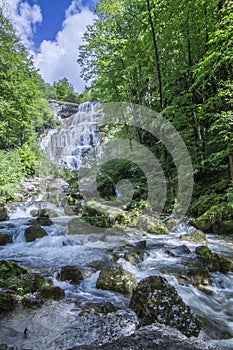 Herisson fall in Jura, France