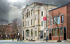 This heritage building located in the Plateau Mont Royal in Mile End Saint-Laurent and Laurier in Montrea