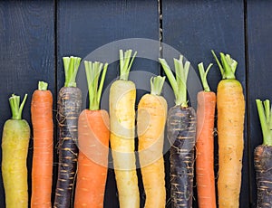 Heritage carrot varienties