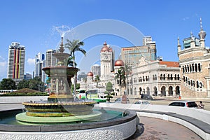 Heritage fountain at dataran merdeka