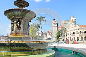 Heritage fountain at dataran merdeka