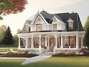 Heritage Haven: Serene Classic Home Picture to Create a Sense of Timeless Beauty