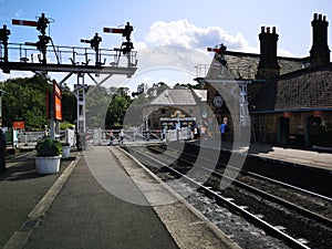 Heritage Steam Railway Station, Signals, Platform and Tracks
