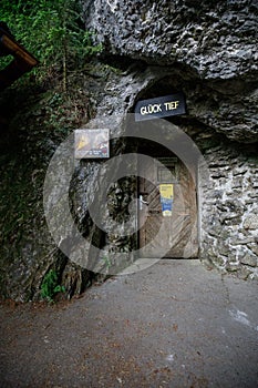 Herman\'s Cave in lower austria inside adventure photo
