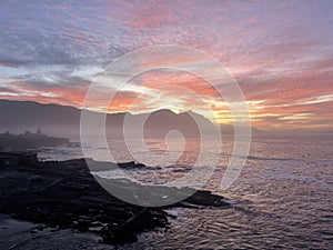 Hermanus Sunrise Coastline Western Cape South Africa