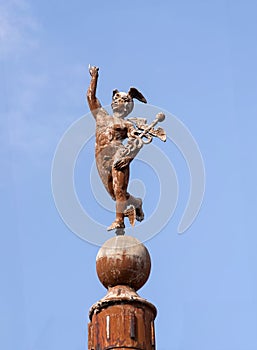 Hermes Mercury statue