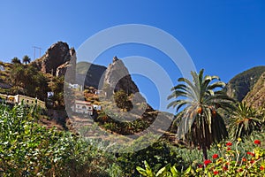 Hermigua valley in La Gomera island - Canary