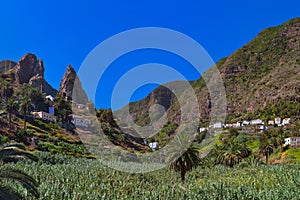 Hermigua valley in La Gomera island - Canary photo