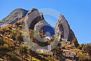 Hermigua valley in La Gomera island - Canary photo