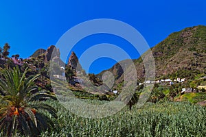 Hermigua valley in La Gomera island - Canary photo